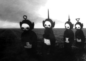 Teletubbies binanco e nero (per chi non ci credeva)